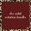the solid rotation bundle | solid color press-on nails